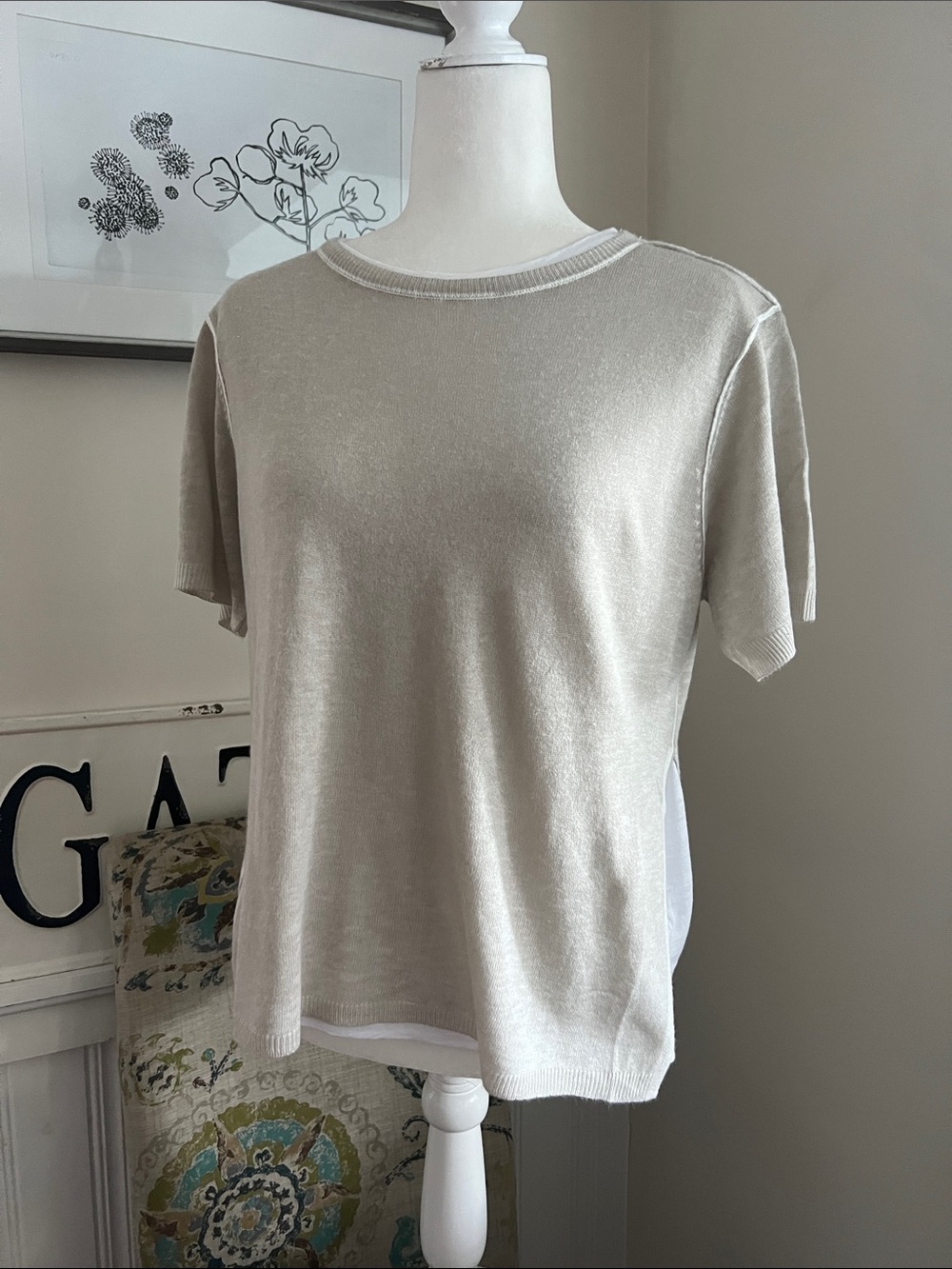 Nati Boutique Short Sleeve knit shirt